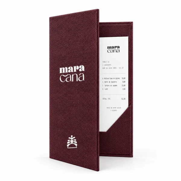 grand modele porte addition senso matiere personnalises rendue monnaie pour restaurateurs et professionnels chr